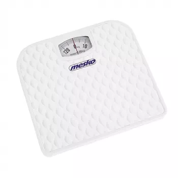 Bilancia meccanica Mesko MS 8160 – portata massima 130 kg, precisione 1000 g, bianco