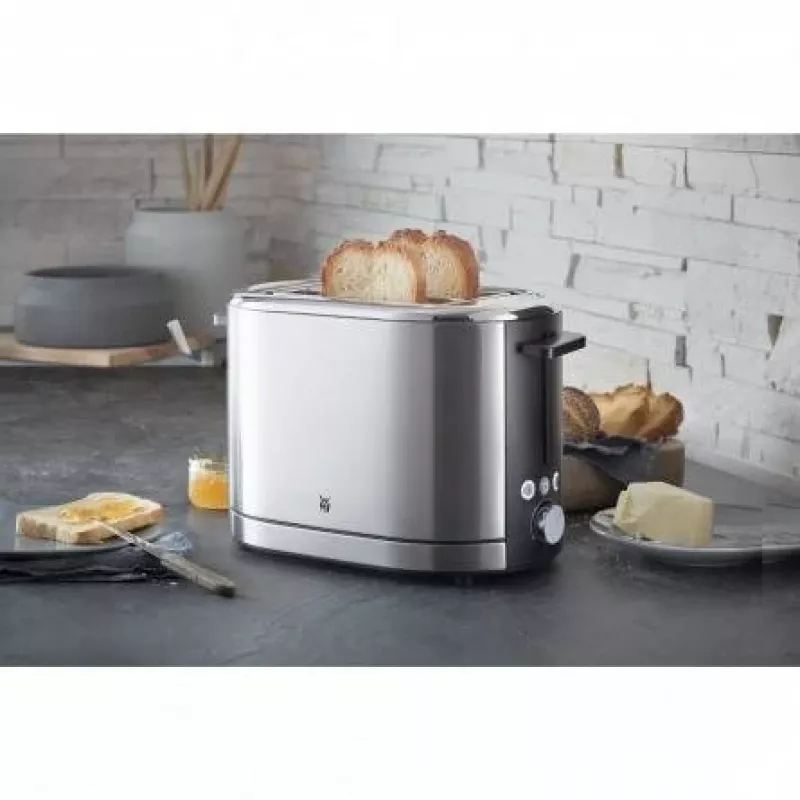 Tostapane WMF Bueno Pro 6 — 2 fette, 870 W, argento/nero