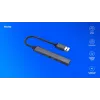Savio AK-70 hub USB-A, 4 in 1: 3 x USB-A 2.0 + 1 x USB-A 3.1 Gen 1, 5 Gbps