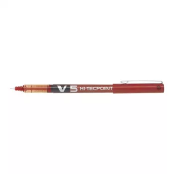 Pilot V5 Hi-Tecpoint BX-V5-R penna a sfera, 0,5 mm, rosso