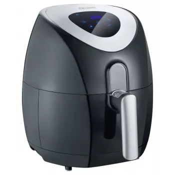 Severin 2430 Single 3,2 l stand-alone 1500 W friggitrice ad aria nero, acciaio inox