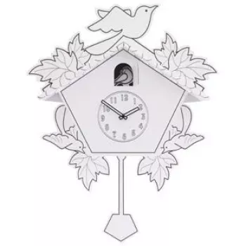 NeXtime orologio 2999 Cuck a Do It Yourself, 40 x 55 cm, da parete, bianco