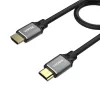 Unitek C137W cavo HDMI 2.1, 1,5 m, 48 Gbps, 8K@60Hz, 4K@120Hz, eARC, connettori dorati, nero