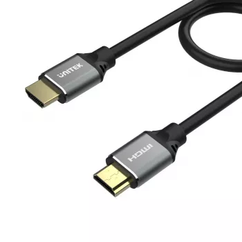 Cavo HDMI Unitek C137W 1,5 m, HDMI 2.1, 48 Gbit/s, 4K/8K 2160p, 120 Hz, ARC, Ethernet, placcato oro