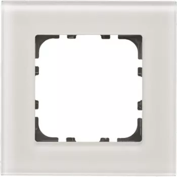 MDT - cornice in vetro 1 modulo *bianco* (BE-GTR1W.01)