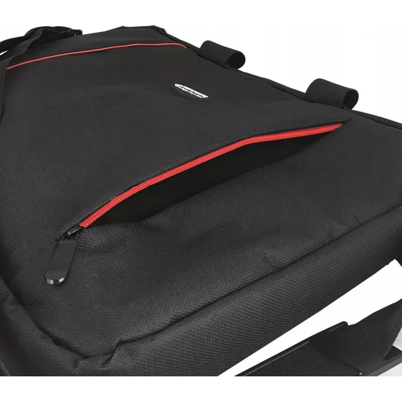 Borsa top loader Esperanza SALERNO 39,6 cm (15,6) nero, rosso