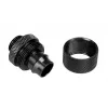 Raccordo a compressione Bitspower G1/4 maschio su 16/11 mm dritto — nero opaco