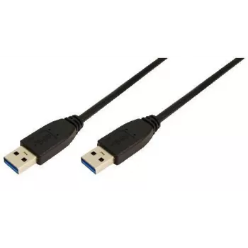 Logilink - cavo USB - 9 pin USB Type-A (M) - 9 pin USB Type-A (M) - 2 m (USB / USB 2.0 / USB 3.0) - stampato - nero (CU0039)