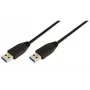 Logilink - cavo USB - 9 pin USB Type-A (M) - 9 pin USB Type-A (M) - 2 m (USB / USB 2.0 / USB 3.0) - stampato - nero (CU0039)