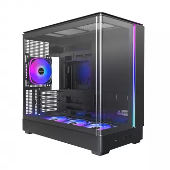 Case PC Montech KING 15 PRO nero — midi tower per micro ATX / Mini-ITX