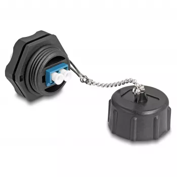 DeLOCK connettore in fibra ottica LC duplex singlemode IP68 impermeabile