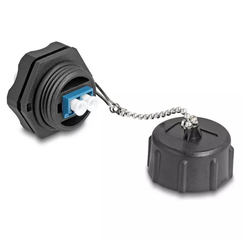 DeLOCK connettore in fibra ottica LC duplex singlemode IP68 impermeabile