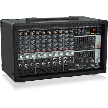 Mixer audio Behringer PMP2000D 14 canali 2000W nero
