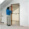 Supporto di montaggio per telai di porte Bessey TMS regolabile in altezza in acciaio robusto