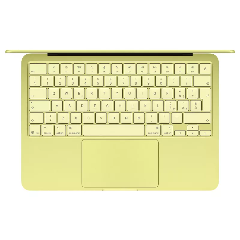 Apple MacBook Neo chip A18 Pro con CPU a 6 core e GPU a 5 core, 8 GB, 256 GB SSD - Citrus
