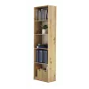 Libreria Top e shop R50 ARTISAN — finitura rovere, 5 ripiani, struttura in truciolare