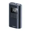Baseus PrimeTrip VA1 compressore portatile per pneumatici, 75 W, 2 in 1 con torcia e power bank da 6000 mAh, nero