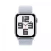 Watch SE GPS + Cellular 44 mm custodia in alluminio argento con Blue Cloud Sport Loop
