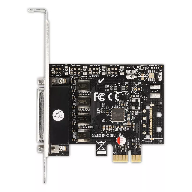 DeLOCK 66324 Adattatore interno RS-232 VGA PCIe connettore femmina nero