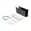 DeLOCK 67039 Supporto Keystone a 8 porte, inclinabile, per guida DIN o montaggio a parete