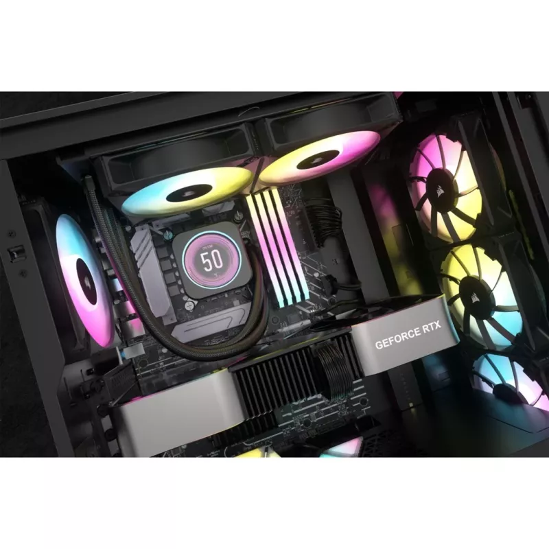 Corsair CW-9060074-WW sistema di raffreddamento per computer dissipatore liquido all-in-one 12 cm nero 1 pezzo