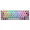 Tastiera gaming Ducky One 3 grigio nebbia Mini, LED RGB - MX-Silent-Rosso