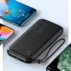 Powerbank portatile USAMS PB56 10000 mAh 2x USB / USB-C / MicroUSB ricarica rapida