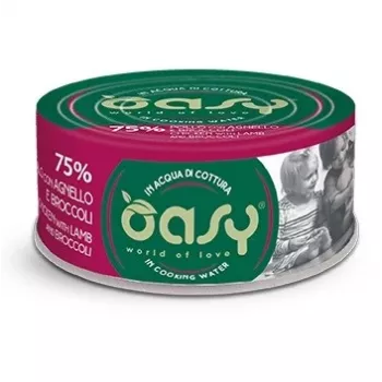 Oasy More Love pollo con agnello e broccoli 70 g