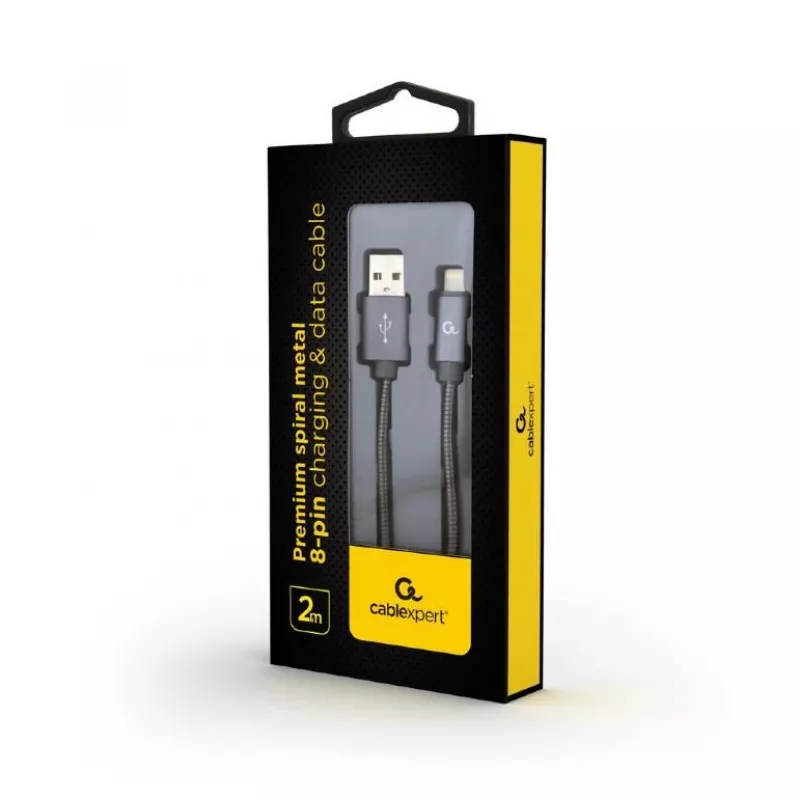Cavo Lightning Cablexpert CC-USB2S-AMLM-2M-BG