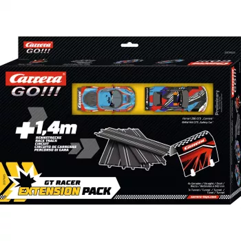 Pacchetto di espansione pista CARRERA GO!!! GT Racer – layout aggiuntivo per set slot car