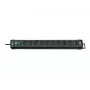 Brennenstuhl 1951100100 ciabatta 3 m 10 prese per interni nero