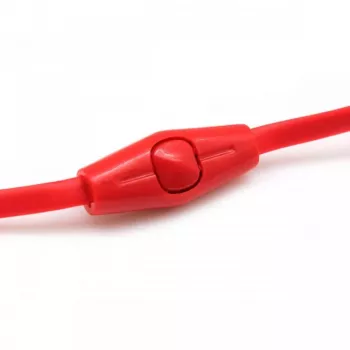 Cuffie stereo Sbox con microfono EP-038 rosso