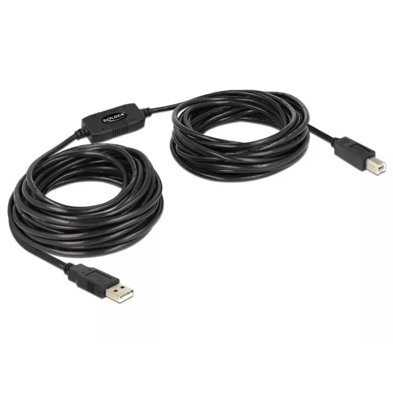 Cavo USB DeLOCK 11 m USB2.0-A - USB2.0-B