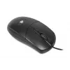 iBOX i007 mouse ottico con filo, nero