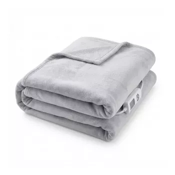 Medisana HB 416 coperta termica morbida, grigio chiaro