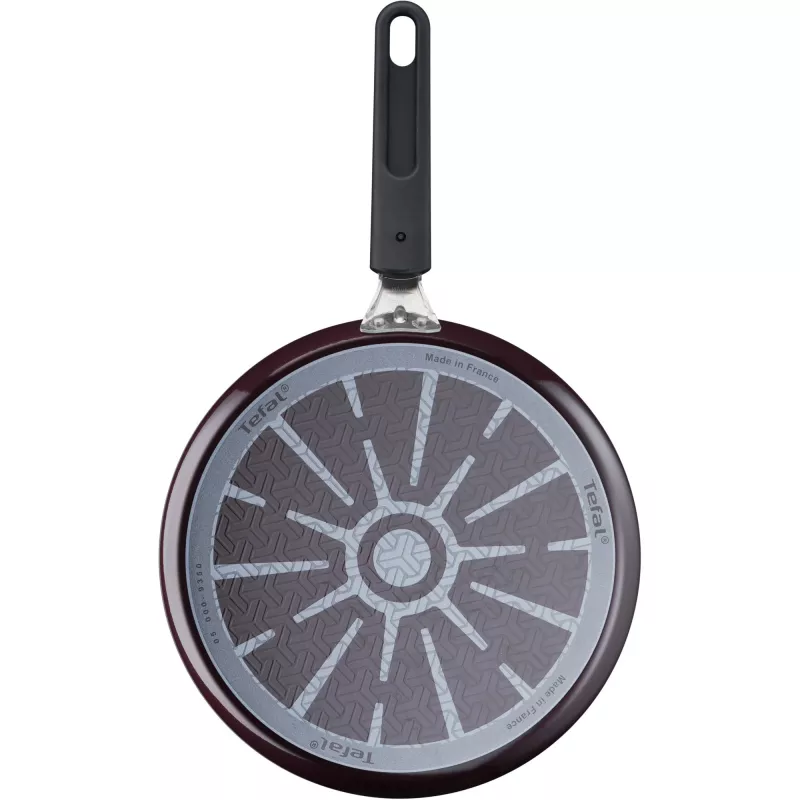 Padella per crepe Tefal Resist Intense D52210 rotonda 25 cm nero rosso
