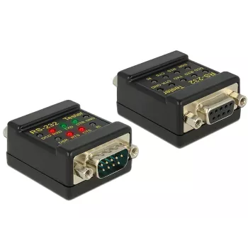 DeLOCK 2xDB9 connettore 87713 nero