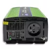 Inverter per auto Qoltec Monolith 1200 W Verde 12 V