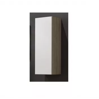 Armadietto Cama VIGO 90 chiuso 90/35/32 rovere Sonoma/bianco lucido