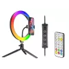Ring light RGB 26 cm con stativo