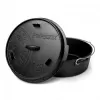 Dutch Oven Petromax ft6-t 5,5 L nero in ghisa