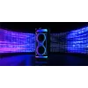 Altoparlante portatile MANTA SPK0601B100, 100 W, Bluetooth, karaoke, microfono wireless, batteria ricaricabile, equalizzatore, illuminazione disco