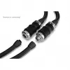 Raccordo a sgancio rapido Alphacool ES BLH1A Push-in Female AG cromato nero opaco
