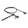 Cavo USB DeLOCK EASY-USB 2.0 Type-A a Micro-B connettore maschio 0,5 m nero