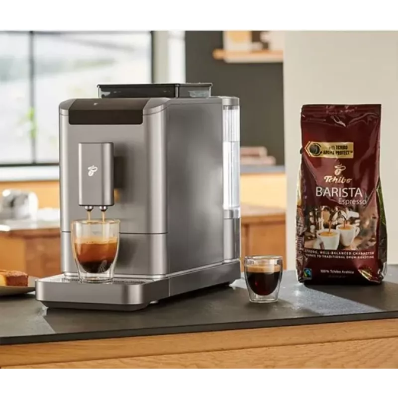 Macchina per caffè Tchibo 1.8L Esperto2 Caffe titanio argento