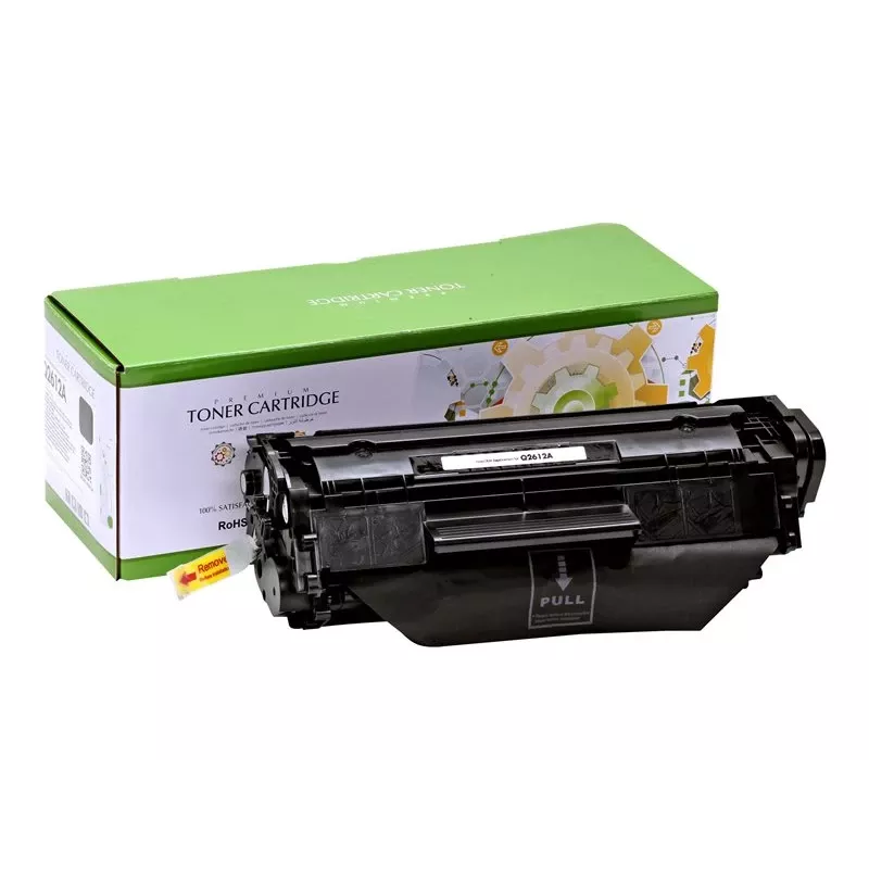 Static Control compatibile Hewlett-Packard Q2612A nero, 2000 pagine