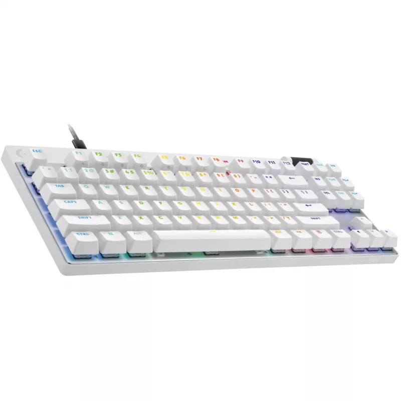 Logitech G PRO X TKL RAPID tastiera da gaming, layout QWERTZ, bianco (920-013240)