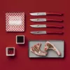 Berkel set coltelli da bistecca 4 pezzi colore rosso