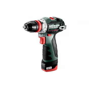 Trapano a pistola Metabo PowerMaxx BS BL Q, 12V, 2Ah, 1500 giri/min, 900g