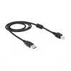 Cavo USB DeLOCK 83566 USB 2.0 1 m USB A USB B nero